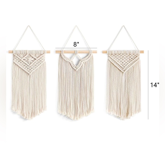 Set of 3 Macrame BOHO - Picture 7 of 11